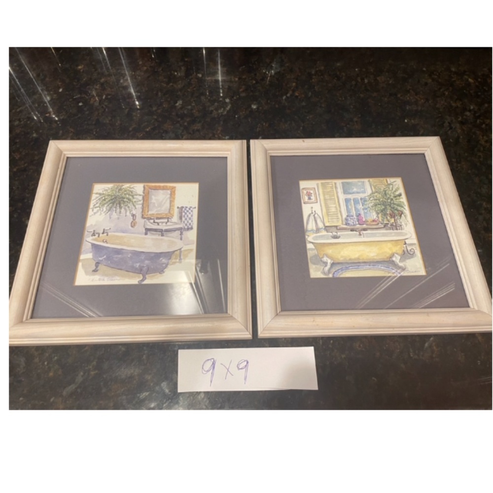 2 glass frame bathroom design 9x9